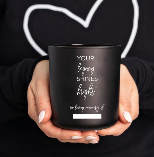 GRIEF CANDLE || BLACK