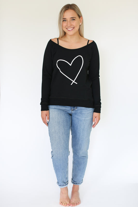 HEART || ADULT SCOOP BLACK